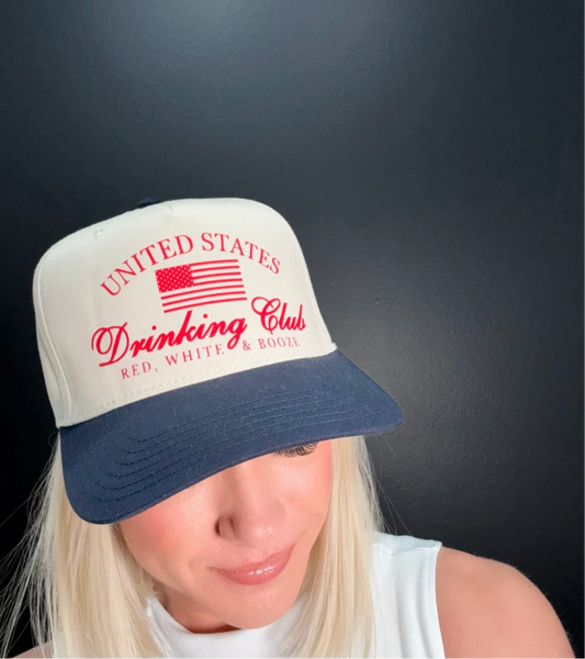Drinking Club Hat Navy